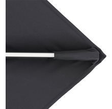 Detailansicht eines Sonnenschirms mit Gestell