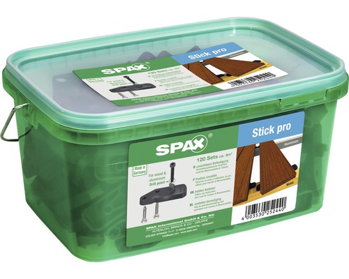 SPAX Stick Pro Befestigungsset für Holz und Aluminium, 120 Stück