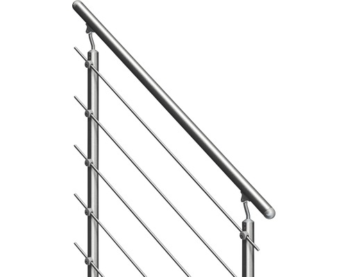 Geländer aus Edelstahl mit Drahtseilen