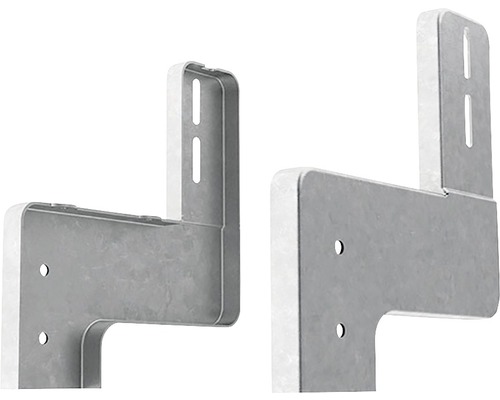 Detailansicht einer Halterung aus Metall
