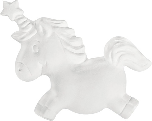 Einhorn aus Gips zum Bemalen