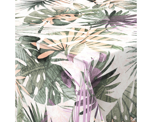 Tischdecke Véniline Tropics 140 cm breit (Meterware) Tischdecke mit tropischem Pflanzenmuster