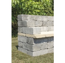 Gartenbank Flairstone 3-Sitzer Beton 60x78x216 cm grau-thumb-3
