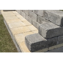 Gartenbank Flairstone 3-Sitzer Beton 60x78x216 cm grau-thumb-5