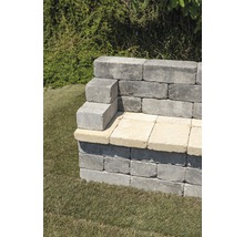 Gartenbank Flairstone 2-Sitzer Beton 60x78x162 cm grau-thumb-5