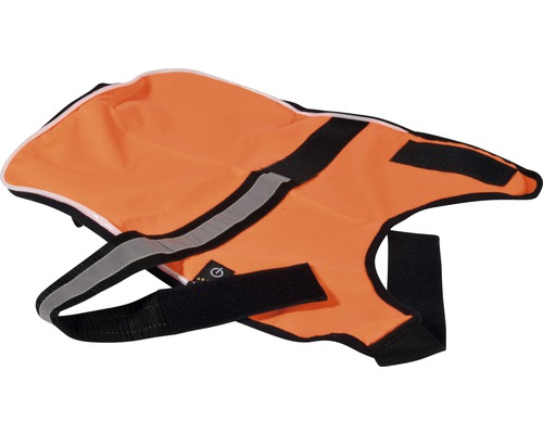toolmate® Warnweste Warnweste orange mit Vertikalstreifen