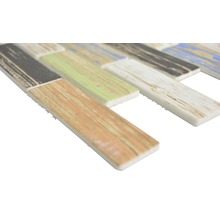 Mosaikfliesen in Holzoptik