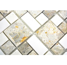 Mosaikfliese aus Naturstein und Marmor