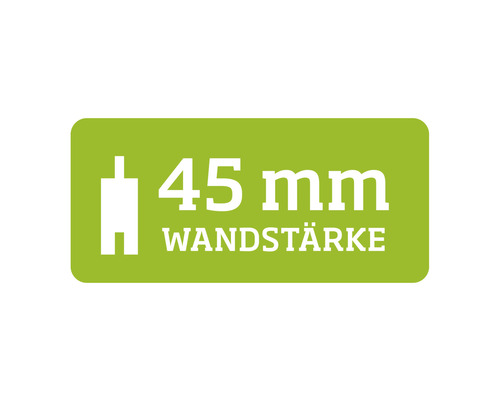 45 Millimeter Wandstärke