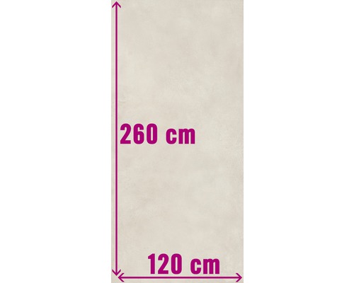 Größenangabe: 260 cm Höhe, 120 cm Breite