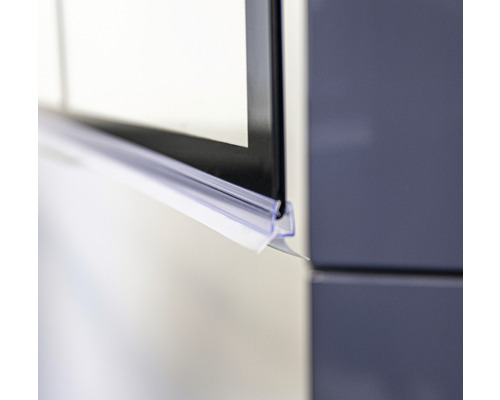 Duschdichtung an einer Duschkabine