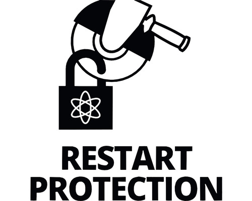 Symbol für Wiederanlaufschutz