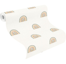 Tapetenrolle mit Regenbogenmuster