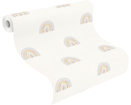 Tapetenrolle mit Regenbogenmuster