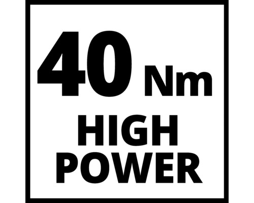 40 Newtonmeter hohes Drehmoment Symbol