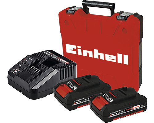 Einhell Power X-Change Akku Set mit Ladegerät und Koffer