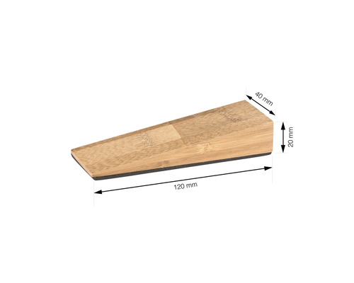 Türstopper aus Bambus, 120 Millimeter lang