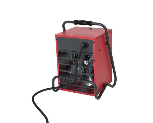 Elektrischer Bauheizer mit Tragegriff und Stromkabel