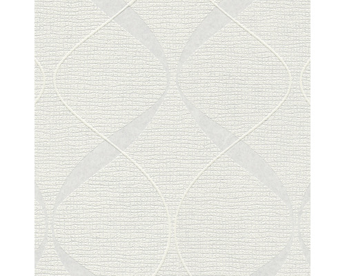Vliestapete 93865-1 Wellenornament weiß