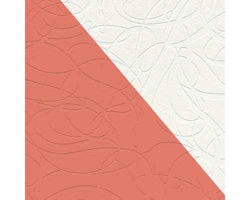 Tapete mit abstraktem Muster, teilweise überdeckt