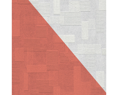 Tapete mit geometrischem Muster, teilweise eingefärbt