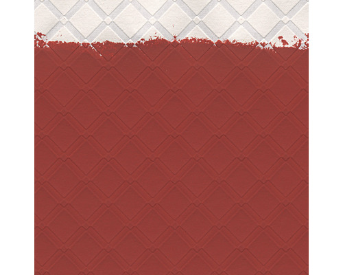 Wandgestaltung mit Farbe und Rautenmuster