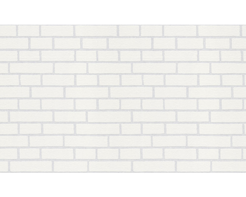 Helle Backsteintapete für Innenräume