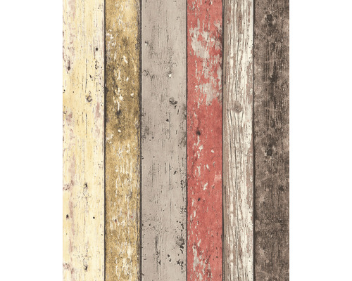 Tapete mit Holzplankenmuster