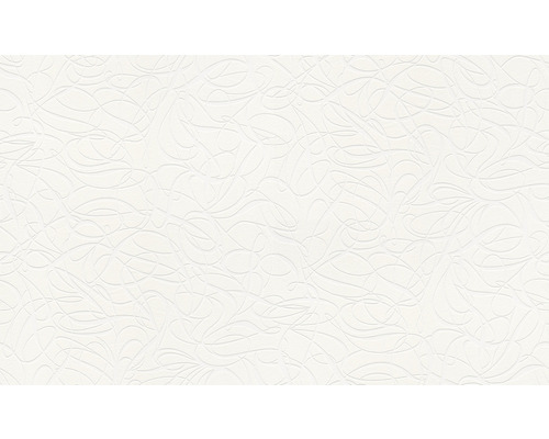 Nahaufnahme einer weißen Tapete mit gewelltem Muster