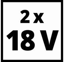 Akku Einhell 2 x 4,0 Ah Power-X-Change Twin 18 V