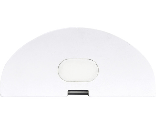 Halbrunde Abdeckung mit Aussparung