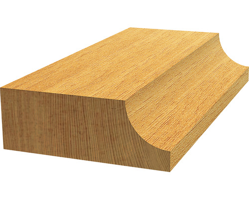 Holzprofilleiste mit abgerundeter Kante
