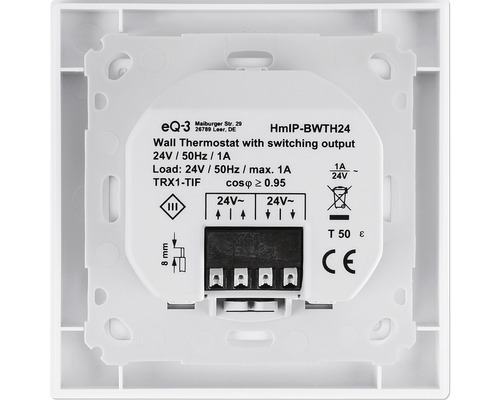 Wandthermostat mit Schaltausgangsanzeige