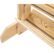 Hochbeet vertikal, Kräuterregal WESTMANN Gr. L 80 x 50 x 82 cm natur