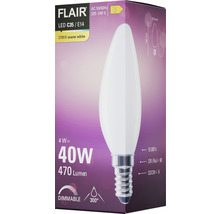 Verpackung einer dimmbaren Flair LED Lampe C35 E14