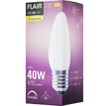 Flair LED Leuchtmittel C35 E27 warmweiß, dimmbar