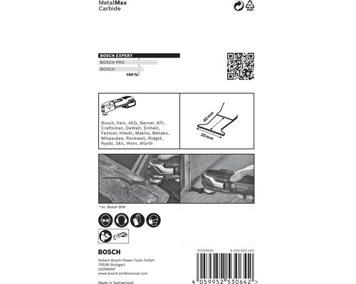 Bosch MetalMax Carbide Sägeblatt Informationen