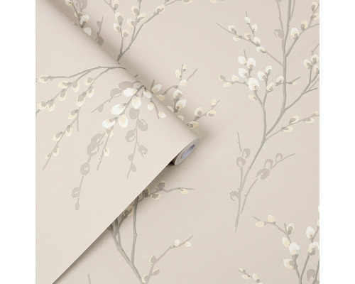 Tapetenrolle mit floralem Muster