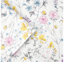 Tapetenrolle mit Blumenmuster