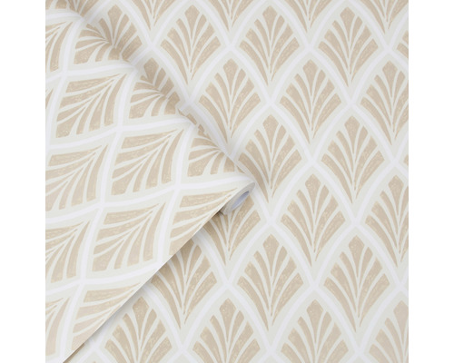 Tapetenrolle mit Blätterdesign für die Wandgestaltung