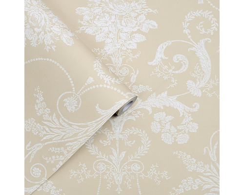 Tapetenrolle mit floralem Muster