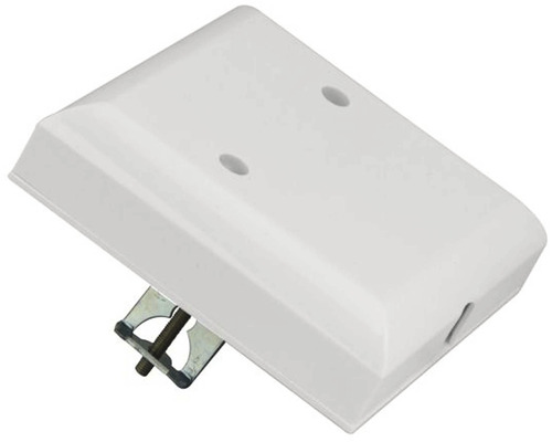 Weiße Kabelbox mit Montagematerial zur Kabelverlegung