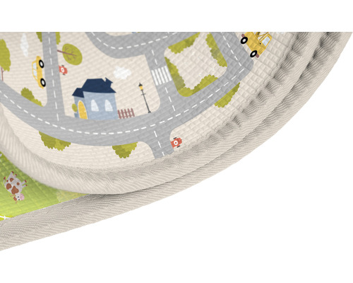 Spielmatte mit Straßenmotiv für Kinder