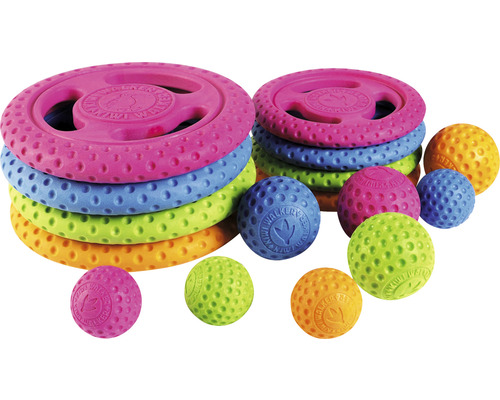Verschiedenfarbige Walker Pet Supplies Frisbees und Bälle für Haustiere