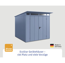 EcoStar Gerätehaus aus Metall mit Pultdach