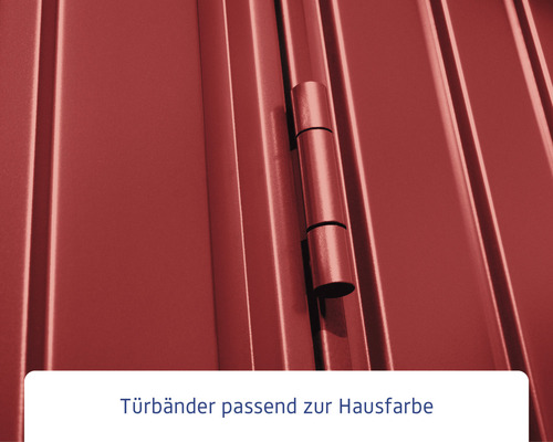 Türband an einer Metalltür