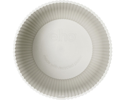 Eho Blumentopf aus recyceltem Kunststoff, Innenansicht