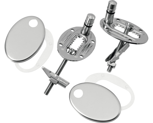 Befestigungsset für WC-Sitze aus Metall