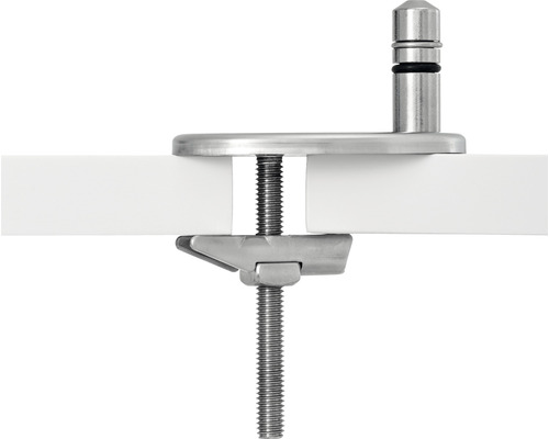 Metallklemme zur Befestigung einer Platte