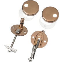 WC-Sitz Reika Mito weiß Scharniere kupfer poliertmit Absenkautomatik-thumb-2 WC-Sitz Reika Mito weiß Scharniere kupfer poliertmit Absenkautomatik-thumb-2